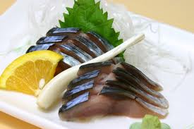 shime-saba sashimi